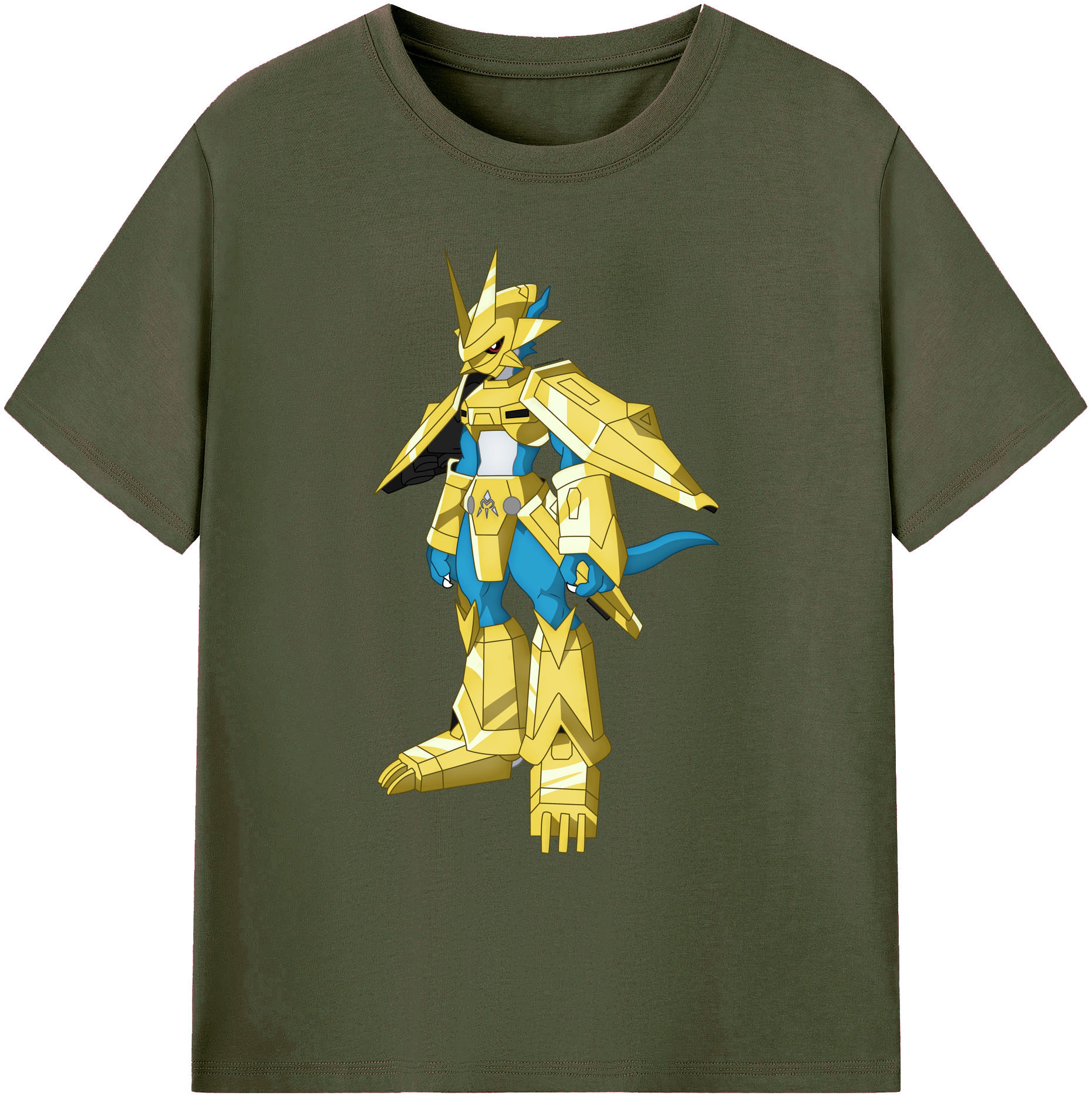 （画像用） Digimon デジタルモンスター/デジモン 綿100％ メンズ半袖Tシャツ｜肌触りやわらか＆通気性